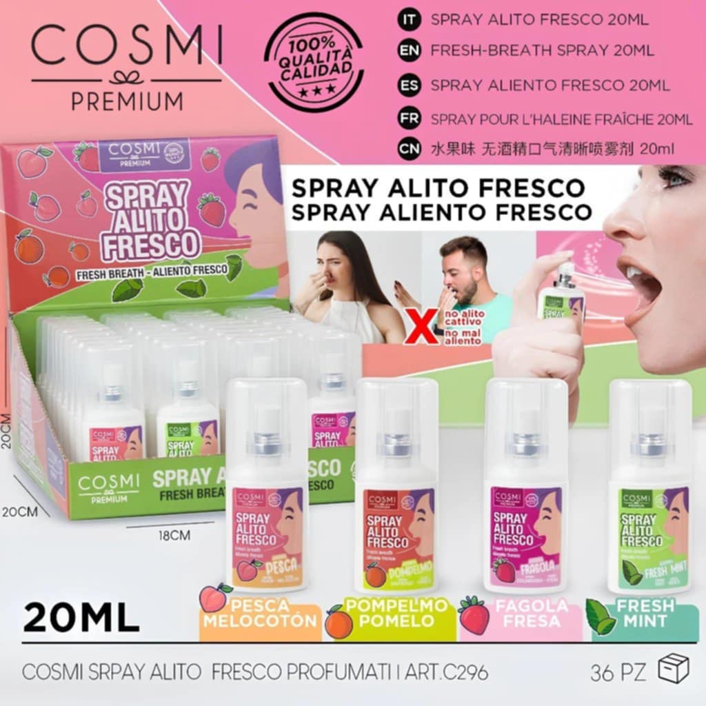 Spray haleine fraîche