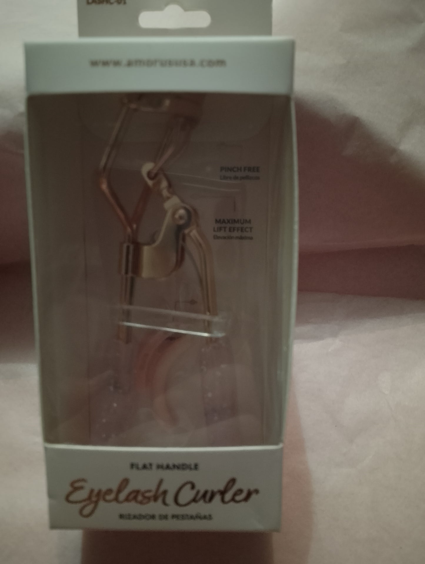 Recourbes cils rose pailleté