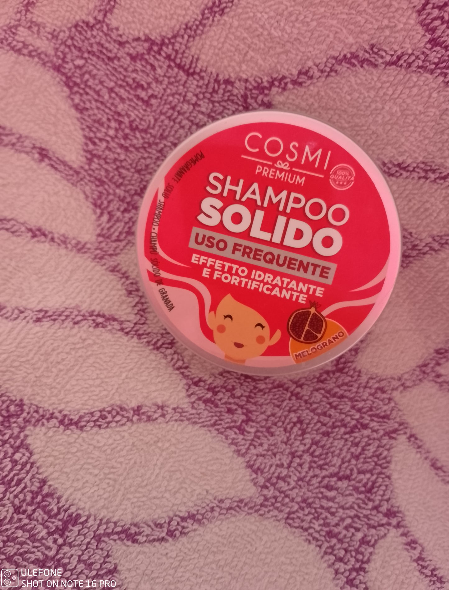 Shampoing solide