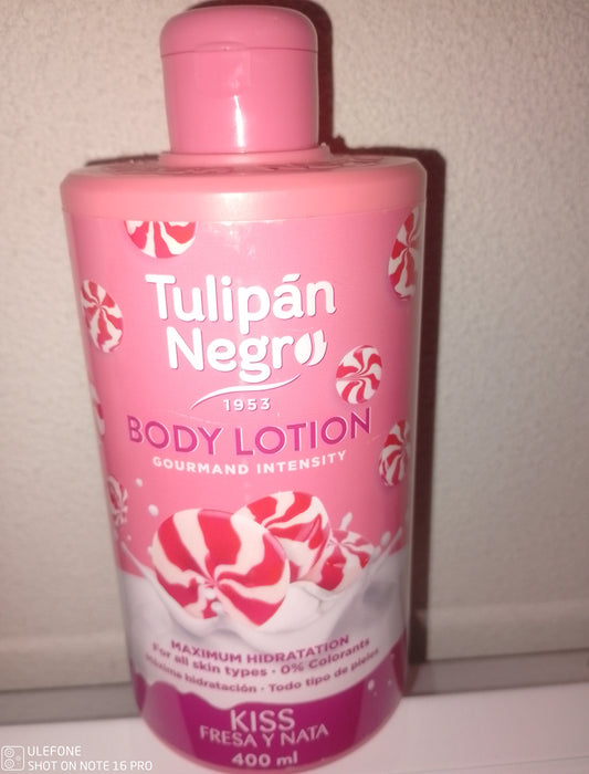 Lotion corporelle fraise chantilly