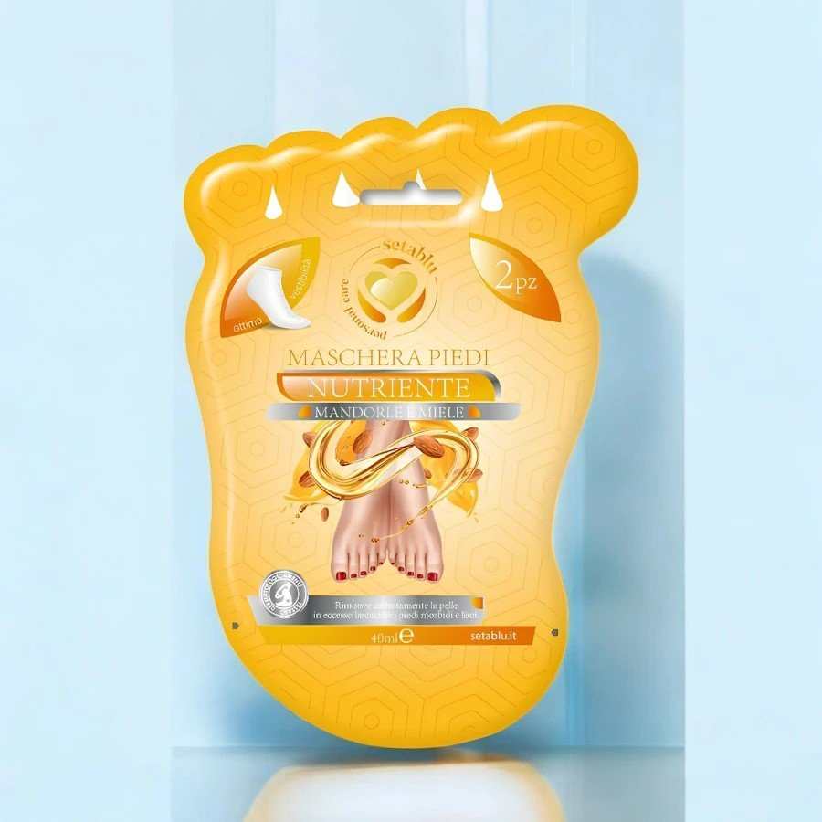 Masque pour les pieds a l'amande et miel