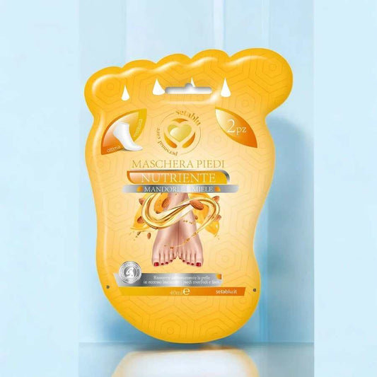 Masque pour les pieds a l'amande et miel