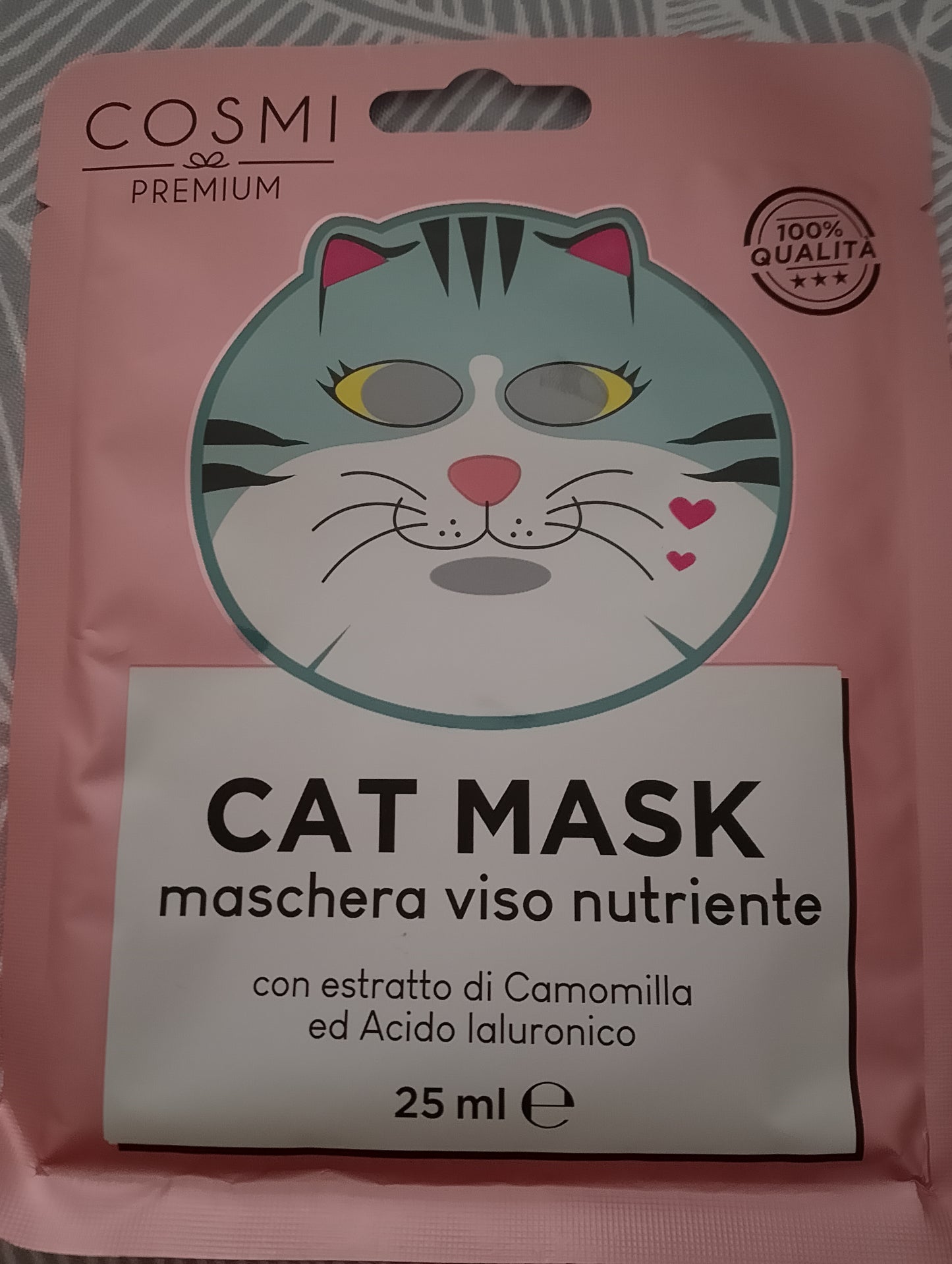 Masque visage chat