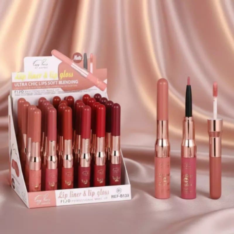 Gloss + crayon à lèvre